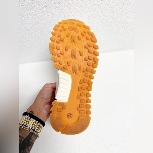 Women Genuine Leather Suede Casual Lace Up Non-Slip Walking Running Shoes 9.5 - Picture 10 of 11